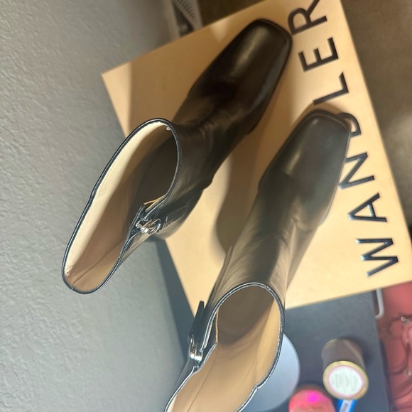 Wandler | Gaia Boot in Black Lambskin Leather, size 39IT - Picture 9 of 13